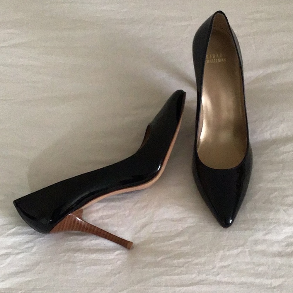 Stuart Weitzmann Patent Leather Pumps